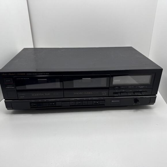 Fisher Stereo Double Cassette Deck CR-W881R - Picture 1 of 11